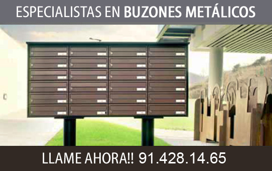 buzones metálicos